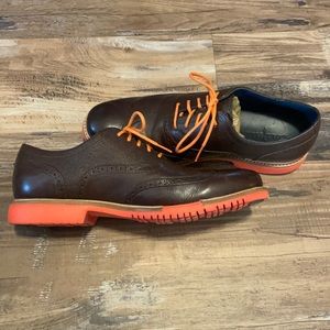 Cole Haan Leather Oxfords in Brown / Orange - 10.5